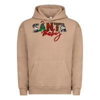 Pigment Burro Santa baby Urban Hoodie - BarkalooDesign