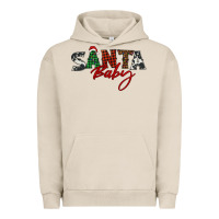 Pigment French Oak Santa baby Urban Hoodie - BarkalooDesign