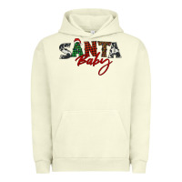 Pigment Pistachio Santa baby Urban Hoodie - BarkalooDesign
