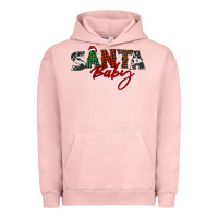 Pigment Salmon Santa baby Urban Hoodie - BarkalooDesign