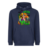 Navy witchy and wild Heavyweight Hoodie - Zillion Design Studio