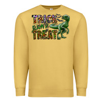 Antique Gold Trick RAWR Treat Premium Sweatshirt - CowhideDigitalArt