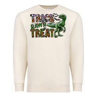 Sandshell Trick RAWR Treat Premium Sweatshirt - CowhideDigitalArt