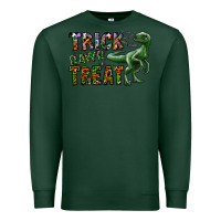 Sports Green Trick RAWR Treat Premium Sweatshirt - CowhideDigitalArt