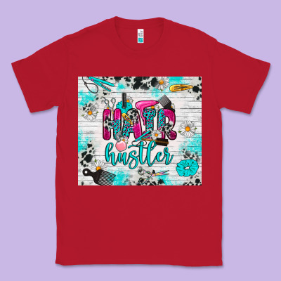 Hair Hustler Classic Tee Designed By Ranaportraitstore