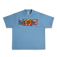 Pebble Blue mom with sunflower Urban Heavy Tee - Artiststas