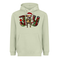 Matcha christmas joy with heifer Heavyweight Hoodie - RanaPortraitStore
