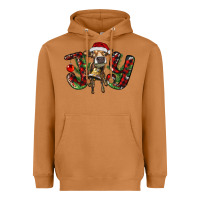 Meerkat christmas joy with heifer Heavyweight Hoodie - RanaPortraitStore