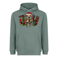 Sage christmas joy with heifer Heavyweight Hoodie - RanaPortraitStore