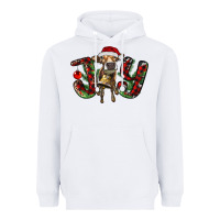 White christmas joy with heifer Heavyweight Hoodie - RanaPortraitStore