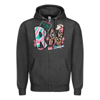 Charcoal Heather floral rn registered nurse Zipper Hoodie - RanaPortraitStore