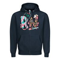 Navy floral rn registered nurse Zipper Hoodie - RanaPortraitStore