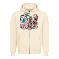 Sandshell floral rn registered nurse Zipper Hoodie - RanaPortraitStore