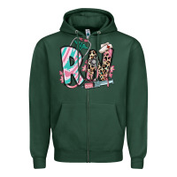 Sports Green floral rn registered nurse Zipper Hoodie - RanaPortraitStore