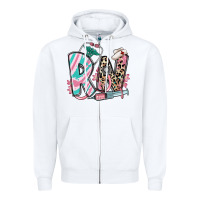 White floral rn registered nurse Zipper Hoodie - RanaPortraitStore