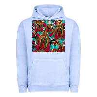 Pigment Grape Ice lady of guadalupe western seamless Urban Hoodie - Jasminsmagicworld