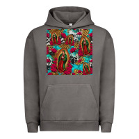 Pigment Tornado lady of guadalupe western seamless Urban Hoodie - Jasminsmagicworld