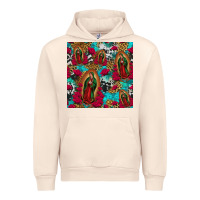 Sandshell lady of guadalupe western seamless Urban Hoodie - Jasminsmagicworld