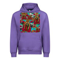 Tulip lady of guadalupe western seamless Urban Hoodie - Jasminsmagicworld