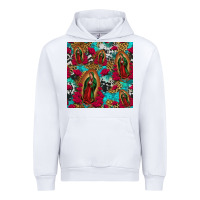 White lady of guadalupe western seamless Urban Hoodie - Jasminsmagicworld