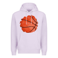 Lilac basketball patch Premium Hoodie - AdoDesignShop