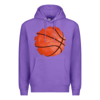 Purple basketball patch Premium Hoodie - AdoDesignShop