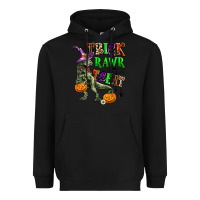 Black trick rawr treat Heavyweight Hoodie - Zillion Design Studio