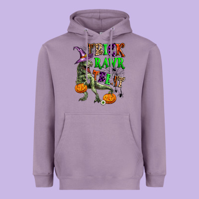 Trick Rawr Treat Heavyweight Hoodie Designed By Zillion Design Studio