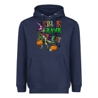 Navy trick rawr treat Heavyweight Hoodie - Zillion Design Studio