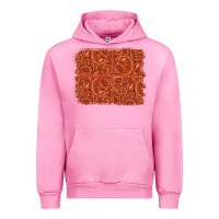 Fuchsia Pink serape turquoise  leather background Urban Hoodie - Jasminsmagicworld