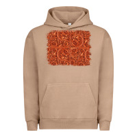 Pigment Burro serape turquoise  leather background Urban Hoodie - Jasminsmagicworld