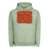 Pigment Oil Green serape turquoise  leather background Urban Hoodie - Jasminsmagicworld
