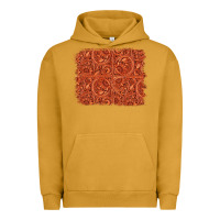 Pigment Peanut Butter serape turquoise  leather background Urban Hoodie - Jasminsmagicworld