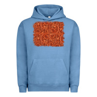 Pigment Pebble Blue serape turquoise  leather background Urban Hoodie - Jasminsmagicworld