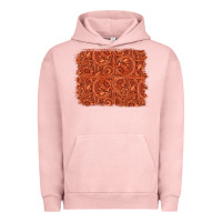 Serape Turquoise  Leather Background Urban Hoodie | Teevron