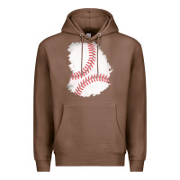 Chestnut baseball patch Premium Hoodie - AdoDesignShop