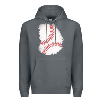 Rock baseball patch Premium Hoodie - AdoDesignShop