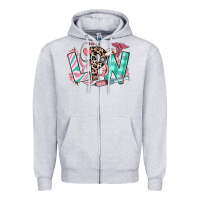 Heather Grey floral lpn licensed practical nurse Zipper Hoodie - RanaPortraitStore