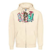 Sandshell floral lpn licensed practical nurse Zipper Hoodie - RanaPortraitStore