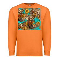 Carrot western boots and hat seamless pattern Premium Sweatshirt - HRA Design Shop