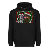 Black christmas heifers Heavyweight Hoodie - RanaPortraitStore