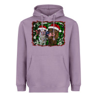 Lavender christmas heifers Heavyweight Hoodie - RanaPortraitStore