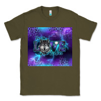 Army Green for the love of the wolves Classic Tee - RanaPortraitStore