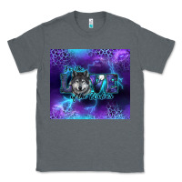 Charcoal Heather for the love of the wolves Classic Tee - RanaPortraitStore