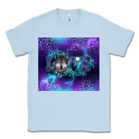 Dusty Blue for the love of the wolves Classic Tee - RanaPortraitStore