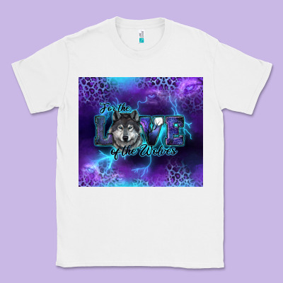 For The Love Of The Wolves Classic Tee Designed By Ranaportraitstore