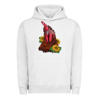 Pigment Lunar Rock rooster sunflower Urban Hoodie - BarkalooDesign