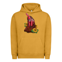 Pigment Peanut Butter rooster sunflower Urban Hoodie - BarkalooDesign