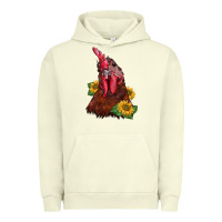 Pigment Pistachio rooster sunflower Urban Hoodie - BarkalooDesign