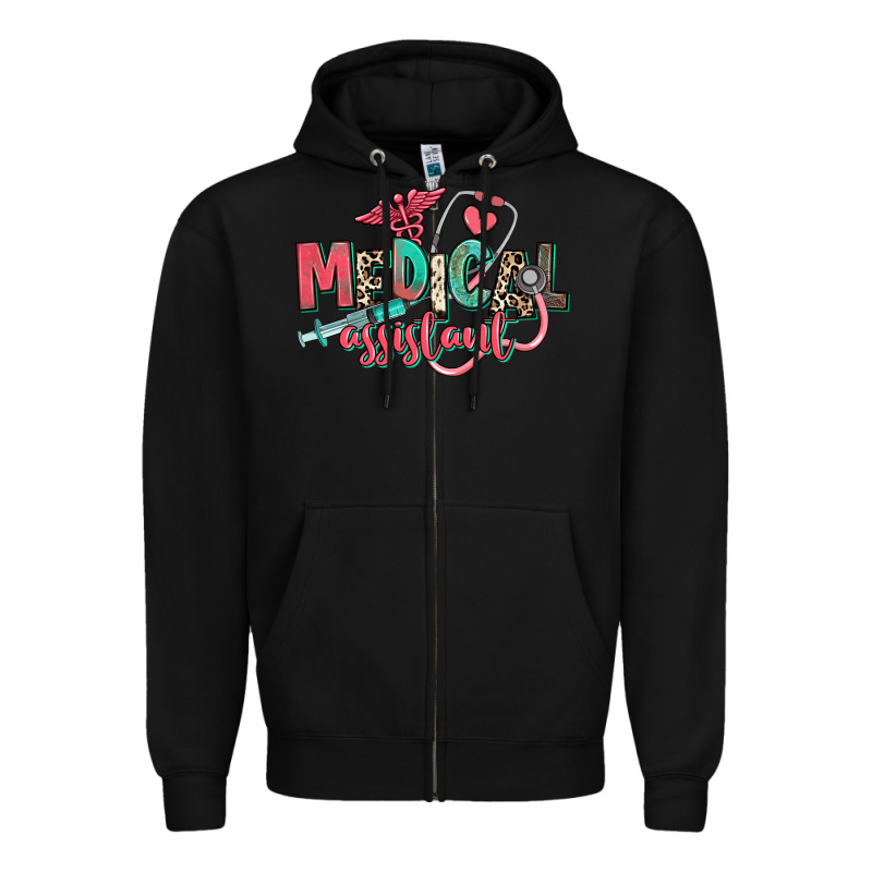 Medical Assistant Zipper Hoodie by RanaPortraitStore | Teevron